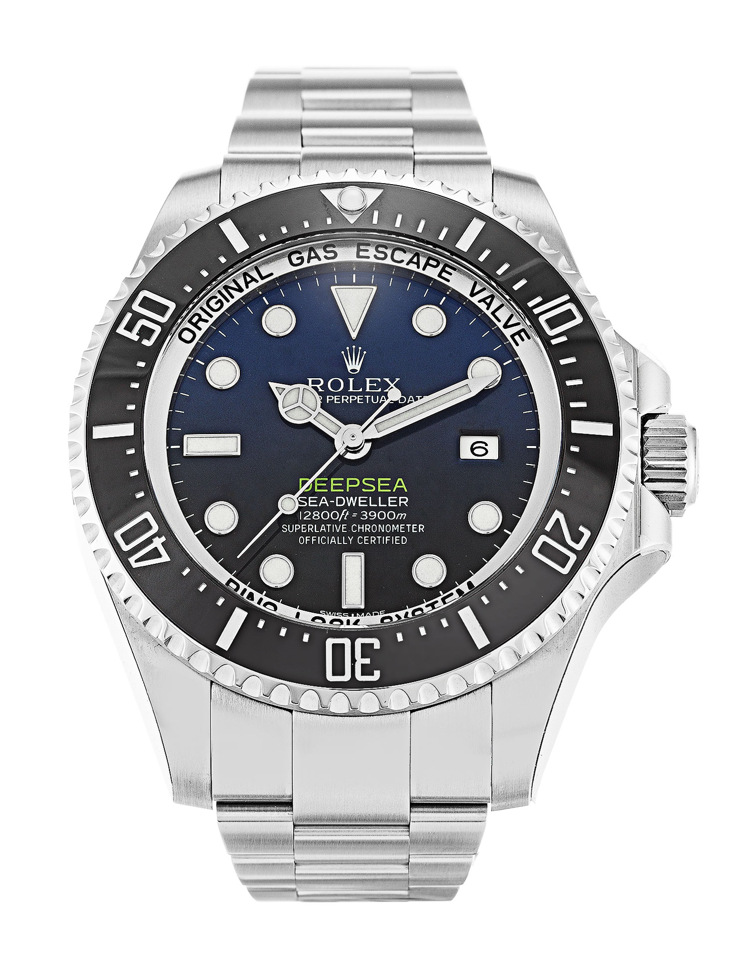 116660 - D-Blue Rolex Deepsea Mens Automatic Black & Blue Dial